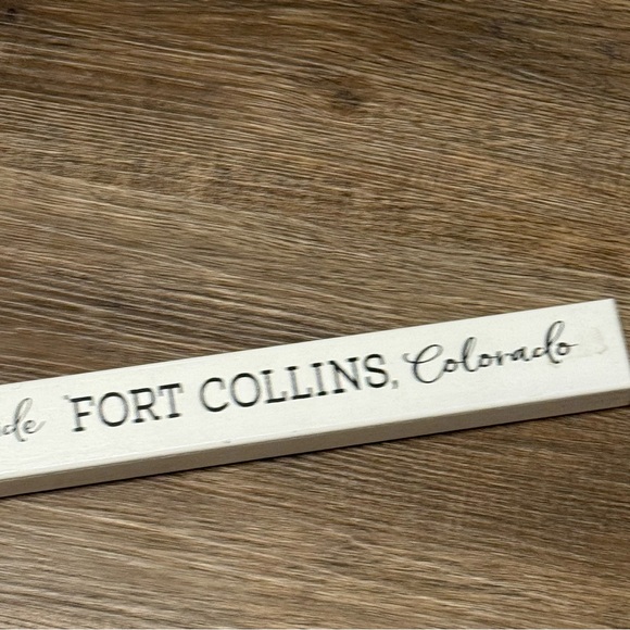 “Enjoy The Ride Fort Collins, CO” Decorative Sign - Picture 4 of 4